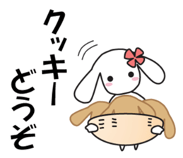Lop-eared rabbit Usamii sticker #11591137