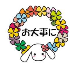 Lop-eared rabbit Usamii sticker #11591143