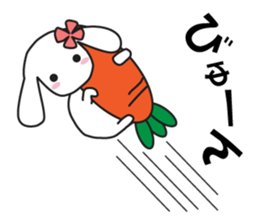 Lop-eared rabbit Usamii sticker #11591145