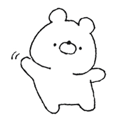 Friendly white bear2