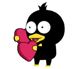 Black duck sticker #11591632