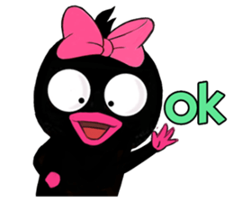 Black duck sticker #11591633