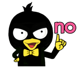 Black duck sticker #11591635