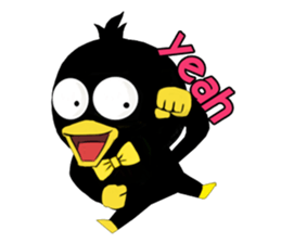 Black duck sticker #11591636