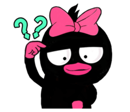 Black duck sticker #11591637