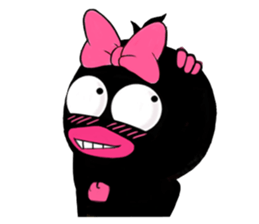 Black duck sticker #11591638