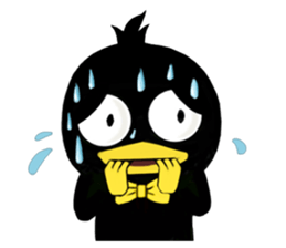 Black duck sticker #11591639
