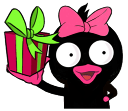 Black duck sticker #11591641