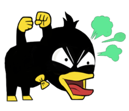 Black duck sticker #11591642