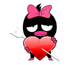 Black duck sticker #11591643