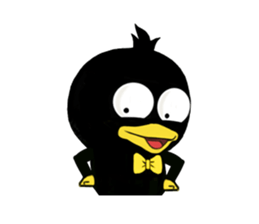 Black duck sticker #11591644