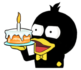 Black duck sticker #11591645