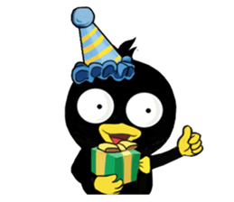 Black duck sticker #11591646