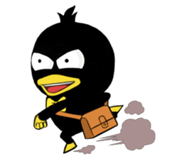 Black duck sticker #11591648