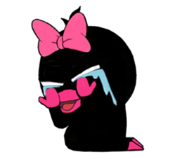 Black duck sticker #11591650