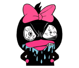 Black duck sticker #11591658