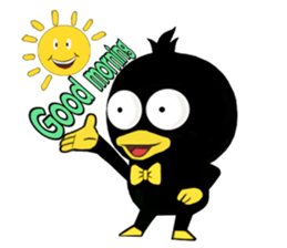 Black duck sticker #11591660