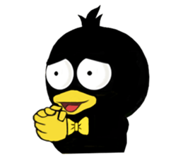 Black duck sticker #11591670