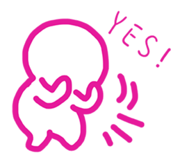 Blank is happy sticker #11591675