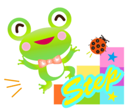 Lucky frog Yomigaeru sticker #11591933
