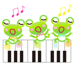 Lucky frog Yomigaeru sticker #11591947