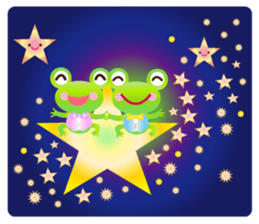 Lucky frog Yomigaeru sticker #11591950