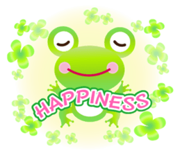 Lucky frog Yomigaeru sticker #11591951