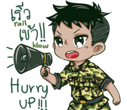 The Soldier Speak Thai sticker #11592273