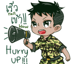 The Soldier Speak Thai sticker #11592273