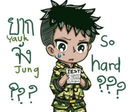 The Soldier Speak Thai sticker #11592289