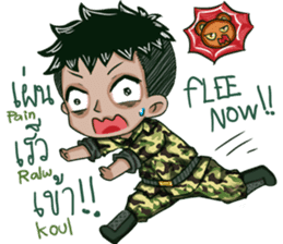 The Soldier Speak Thai sticker #11592292