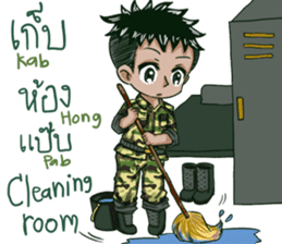 The Soldier Speak Thai sticker #11592311