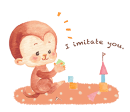 Picture book kids English sticker #11592500