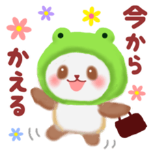 Water melon panda sticker #11592732