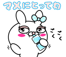 Blusher rabbit.Summer color sticker #11593234