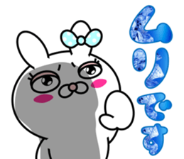 Blusher rabbit.Summer color sticker #11593250