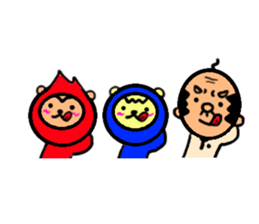 funky gg with red & blue sticker #11593273