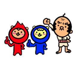 funky gg with red & blue sticker #11593274