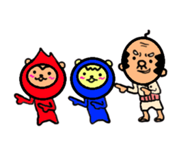 funky gg with red & blue sticker #11593285