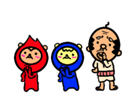 funky gg with red & blue sticker #11593286