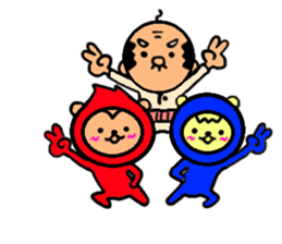 funky gg with red & blue sticker #11593289