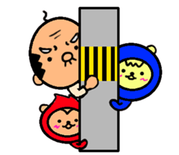 funky gg with red & blue sticker #11593290