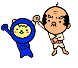 funky gg with red & blue sticker #11593292