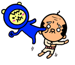 funky gg with red & blue sticker #11593296