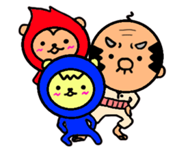 funky gg with red & blue sticker #11593297