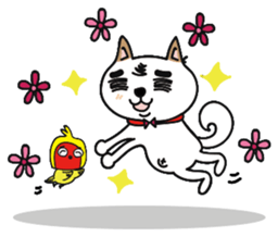 Shiba pi pi with chu chu part2 sticker #11593598