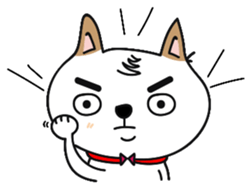 Shiba pi pi with chu chu part2 sticker #11593603