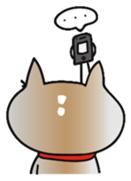 Shiba pi pi with chu chu part2 sticker #11593614