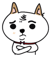 Shiba pi pi with chu chu part2 sticker #11593625