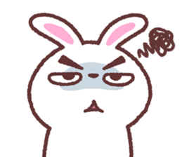 Sally the rabbit 2 sticker #11593638